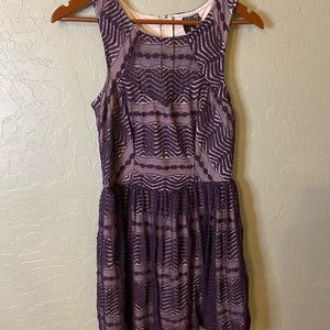 Purple Lace Dress